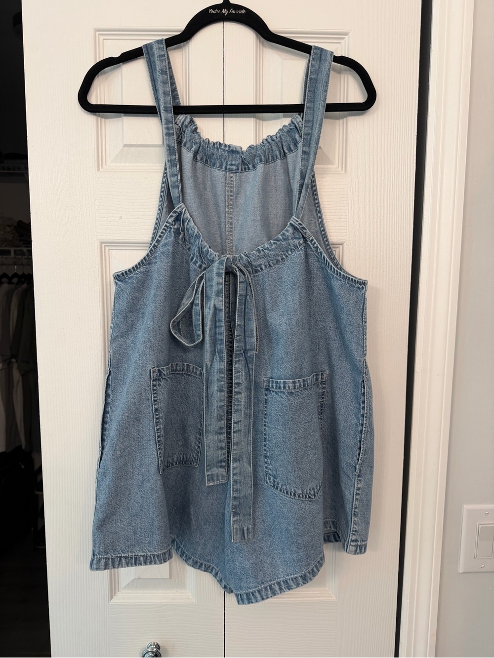 We The Free Freebird Shortalls in Capri Blue - Picture 2 of 3